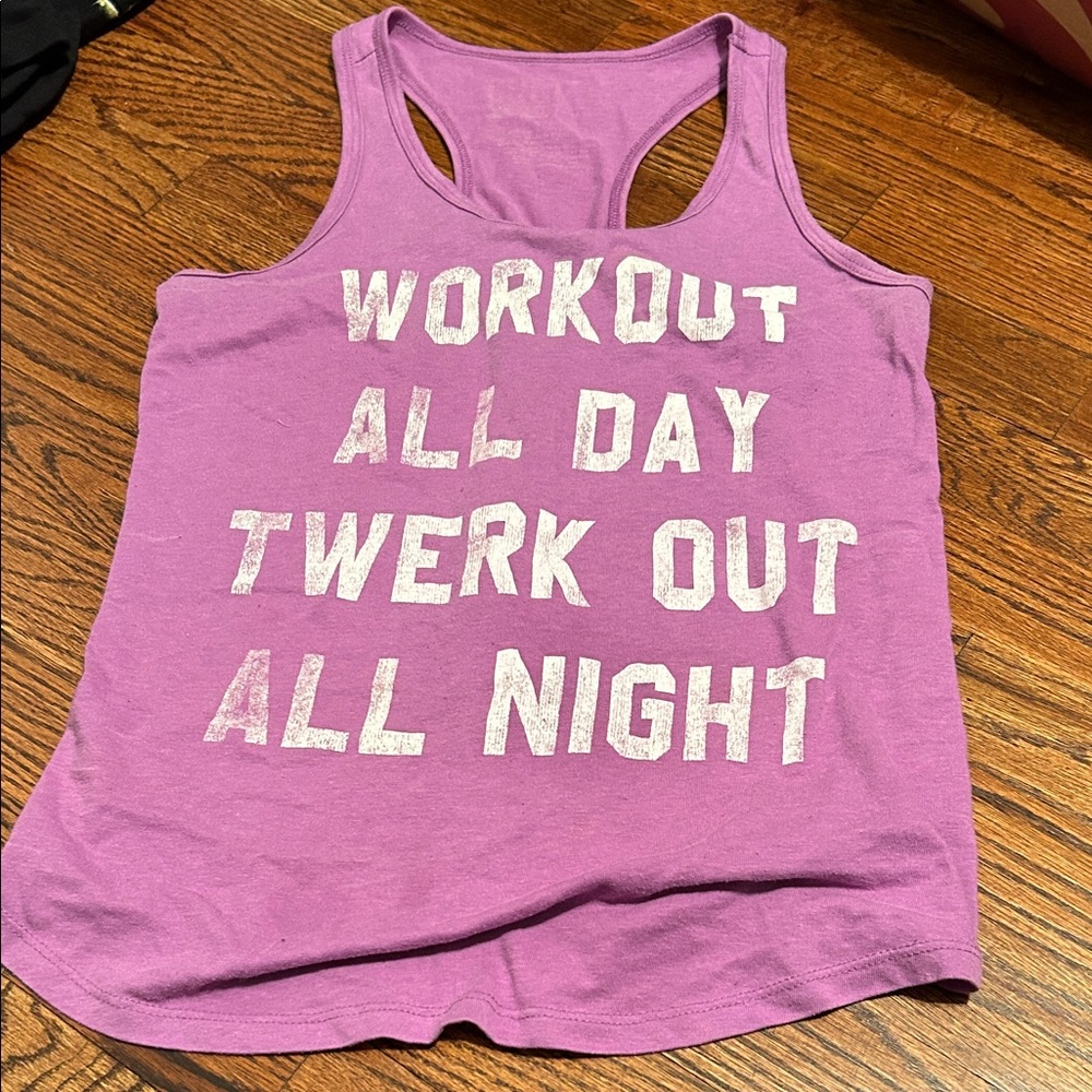 Chin Up Workout Tank Top